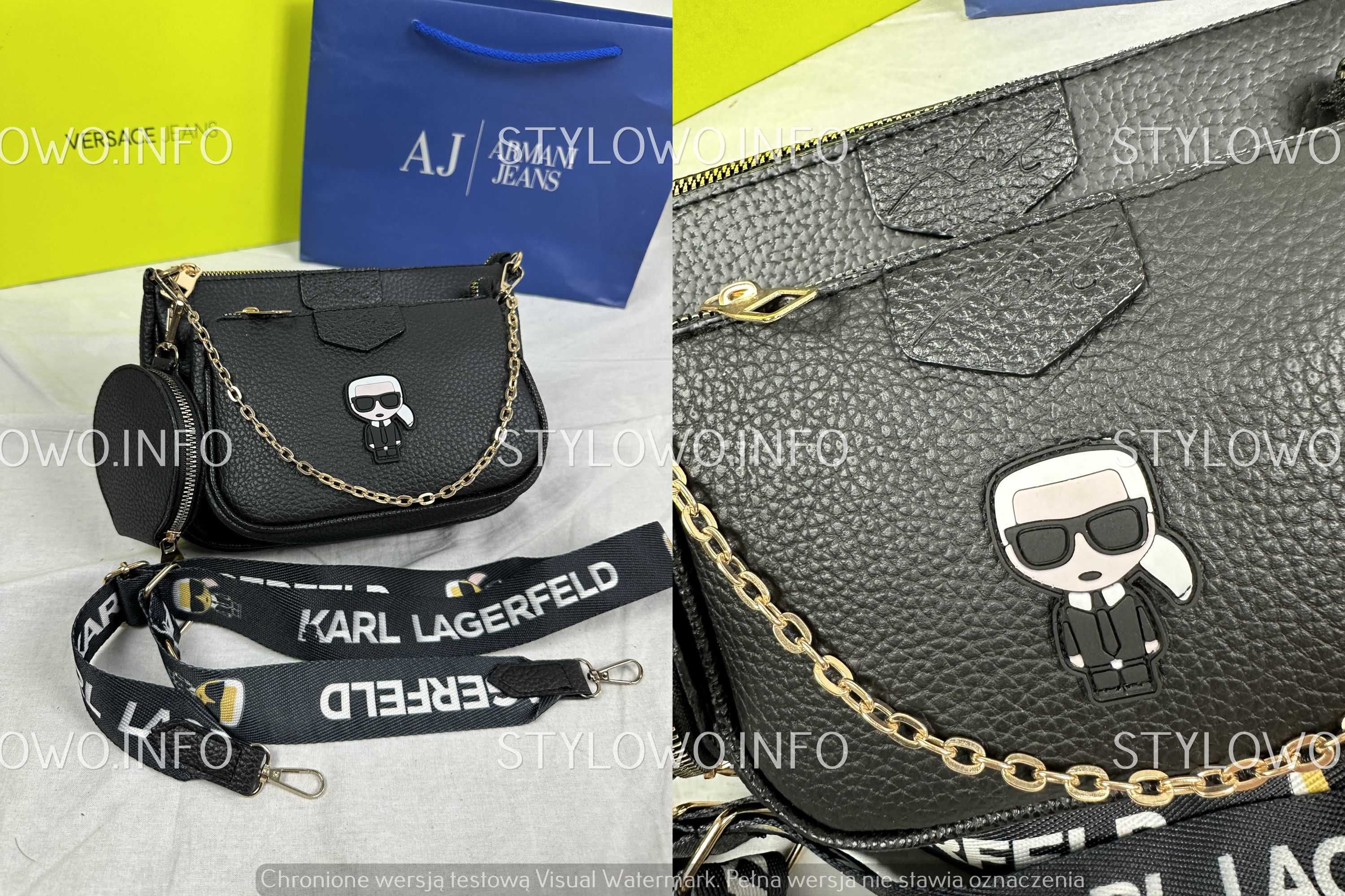 Torebka LV Louis Vuitton trzy w jednym Karl monogram Dior