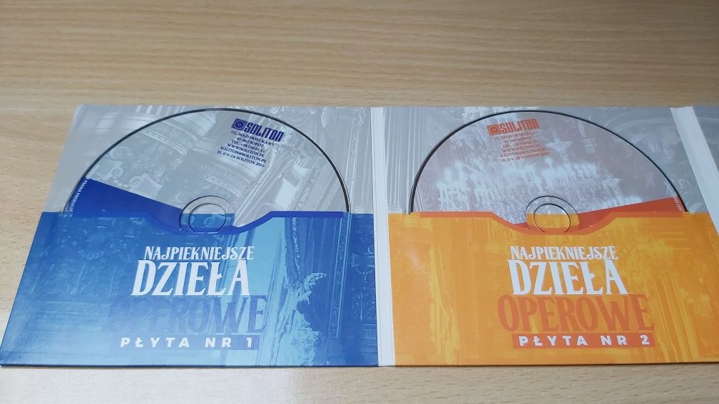 4 x płyta CD Najpiękniejsze Dzieła Operowe