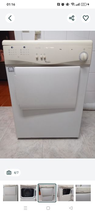 Máquina de secar roupa