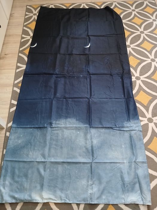 Prześcieradło 200x220  nowe ombre niebieskie
