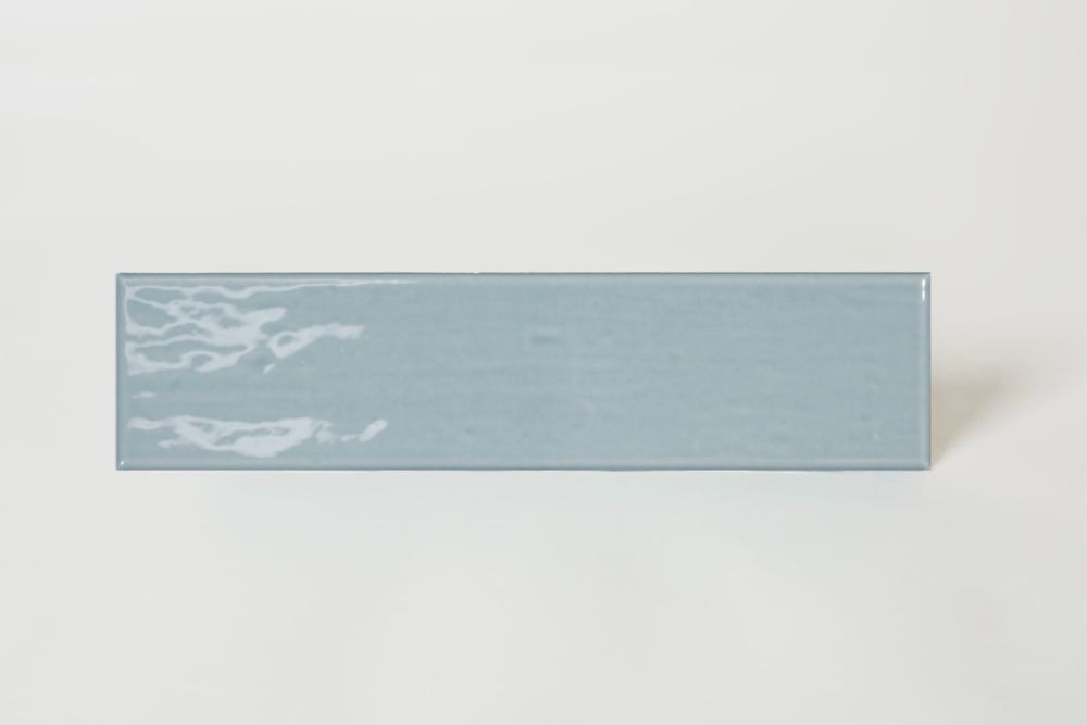 Płytki cegiełki niebieskie absolut ocean glossy murano hiszpańskie