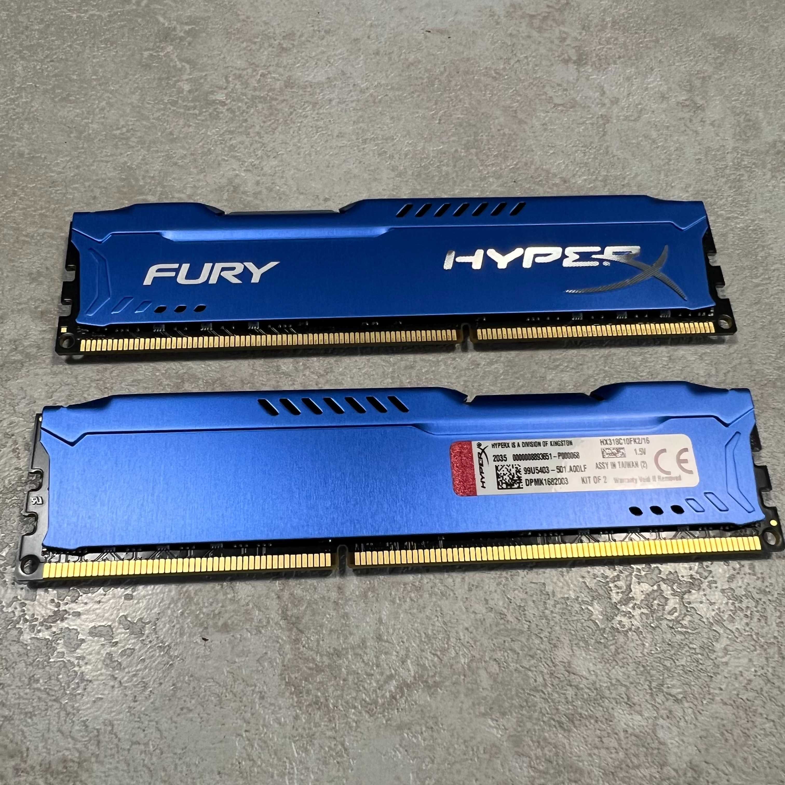 Оперативна пам'ять HyperX DDR3-1866 16GB (Kit of 2x8gb) FURY Blue