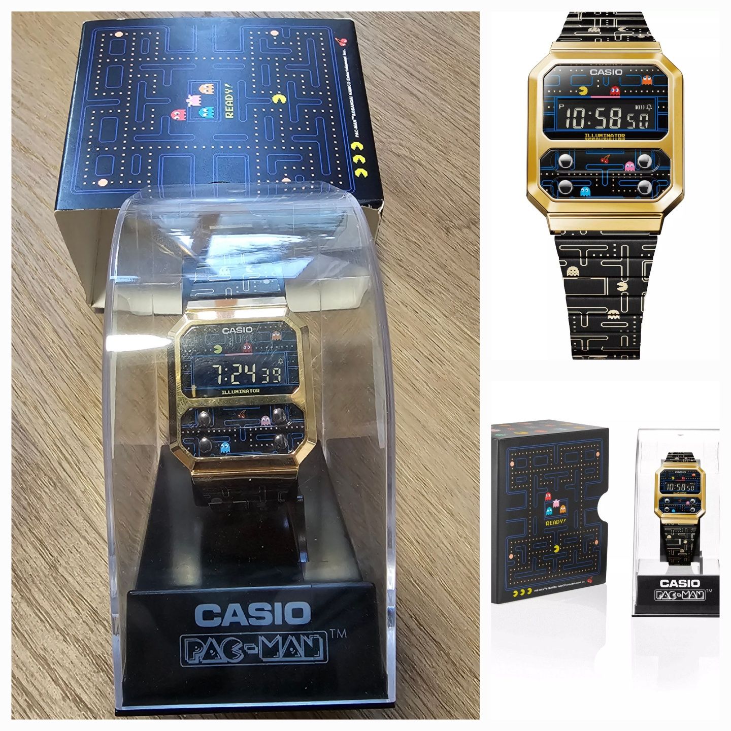 Zegarek Casio Vintage x PAC-MAN A100WEPC-1B Limitowany