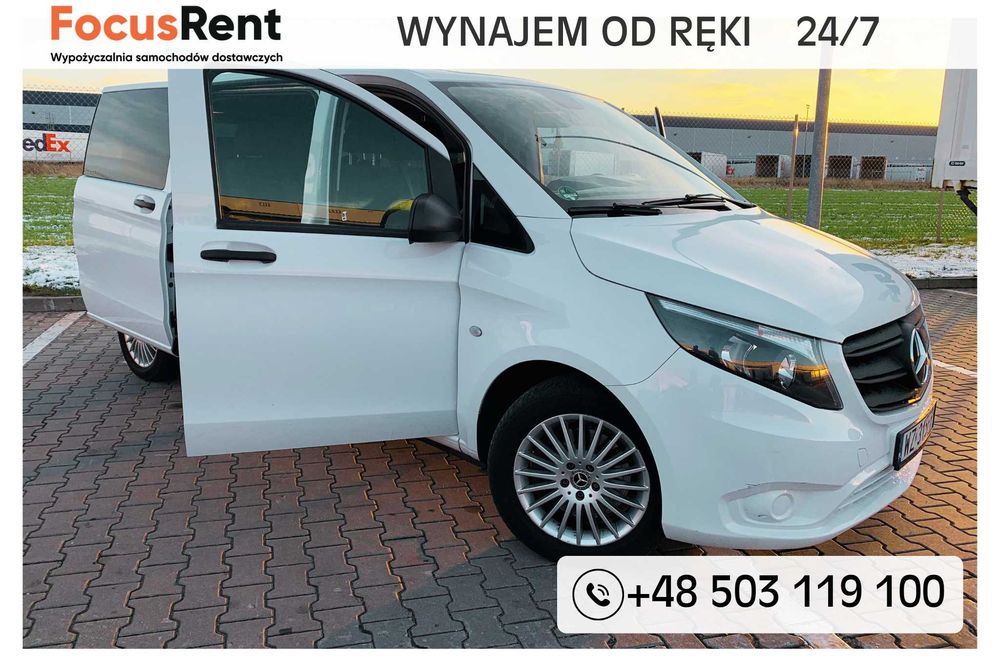 Wynajem busa 7 8 9 os Wypożyczalnia busów  Mercedes VITO automat klima