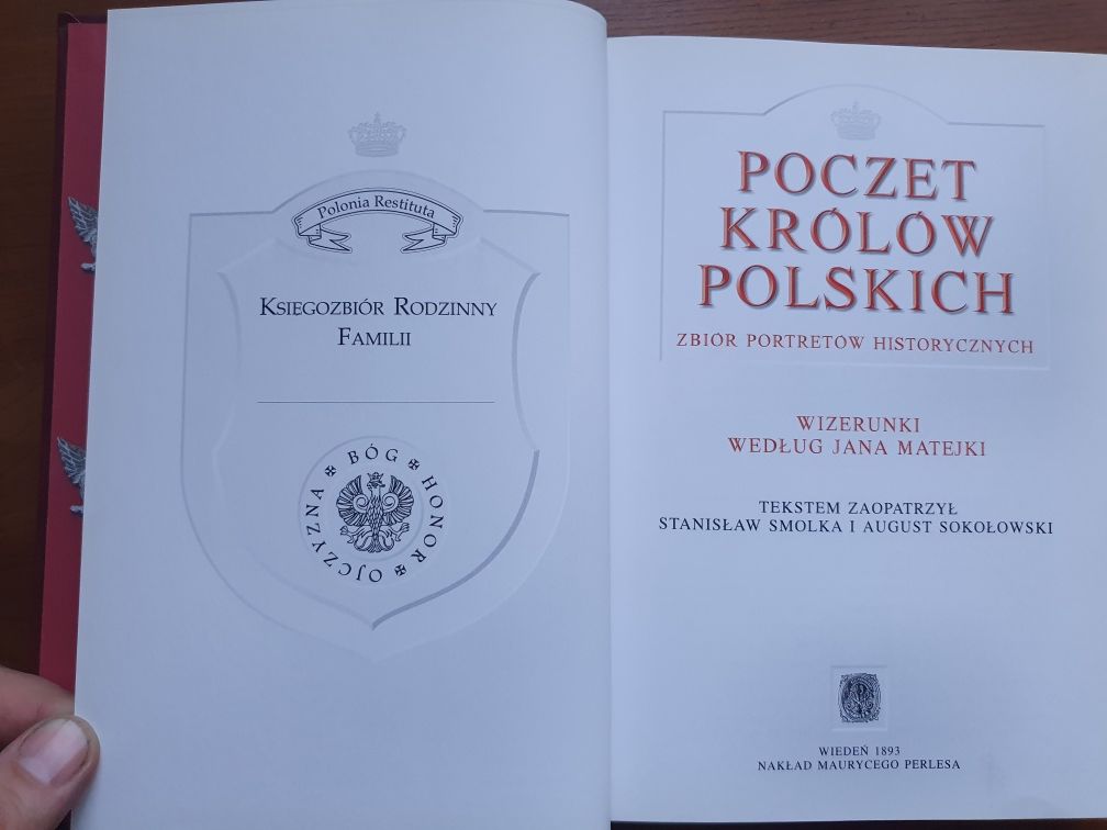 Poczet królów polskich - Zbiór portretów historycznych praca zbiorowa