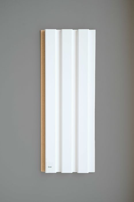 Рейки на стіну 11х280 см, колір білий