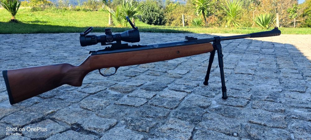 Carabina de Ar Hatsan 95 (.22 / 5,5mm) – 24 Joules – Como Nova