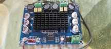 Mini amplificador 120/120w por canal boa qualidade.
