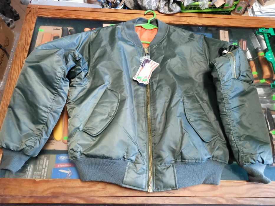 Kurtka Fleyers Rotcho Intermediate MA-1 USAF r.M Olive kl.128cm