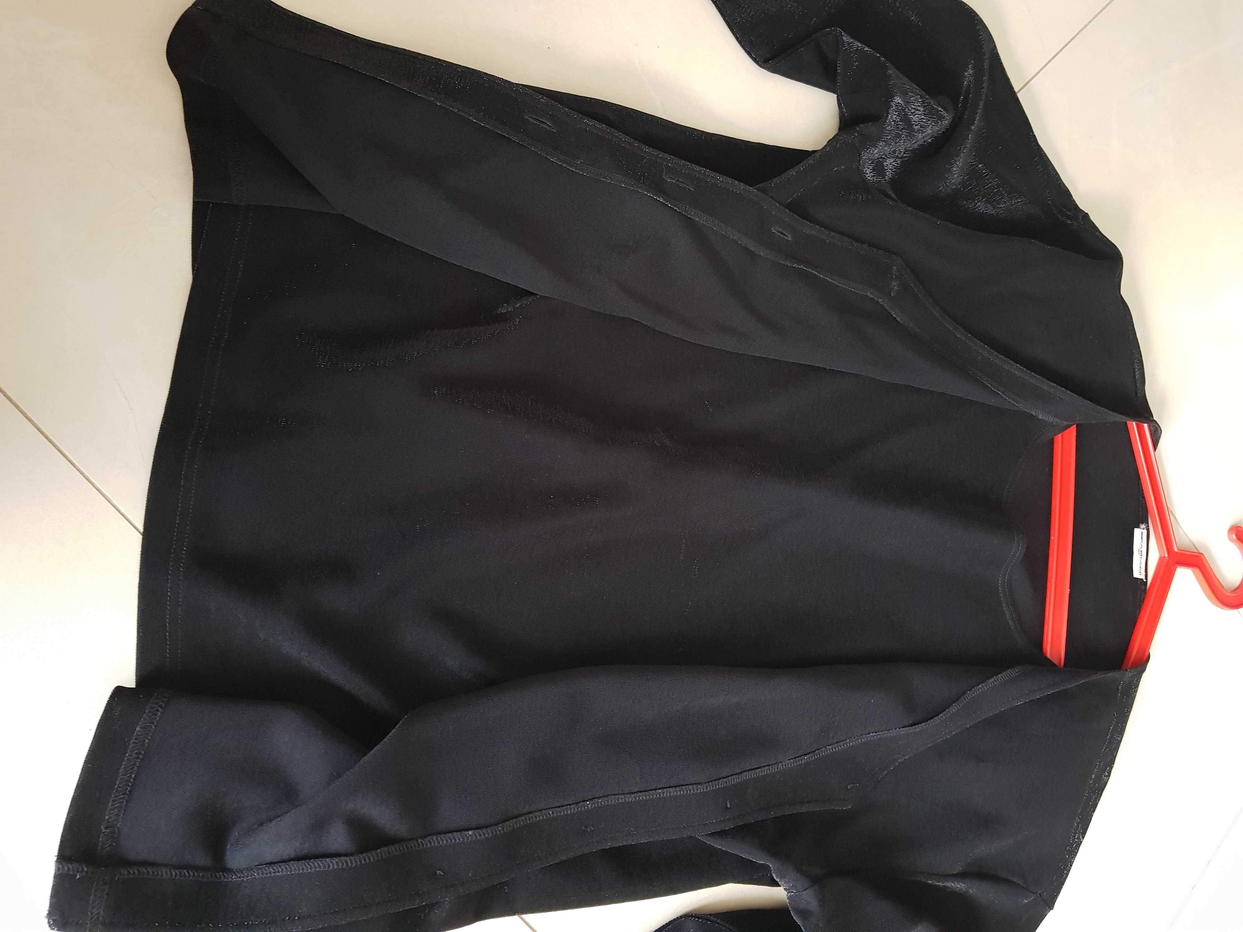 Bluzka tunika bliźniak 2w1 Fabiani ze srebrną nitką XL-XXL st. idealny