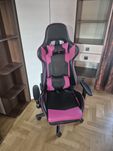 FOTEL GAMINGOWY - ultimate seats fuksjowo-czarny