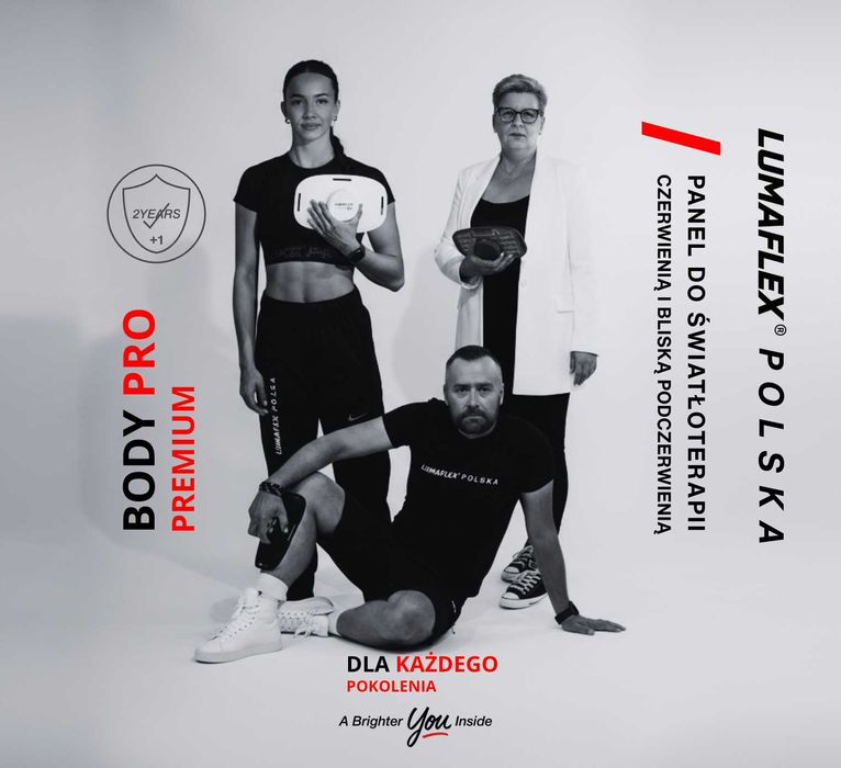 Lumaflex Body Pro Premium RLT- terapia krążenia fotobiomodulacja RLT