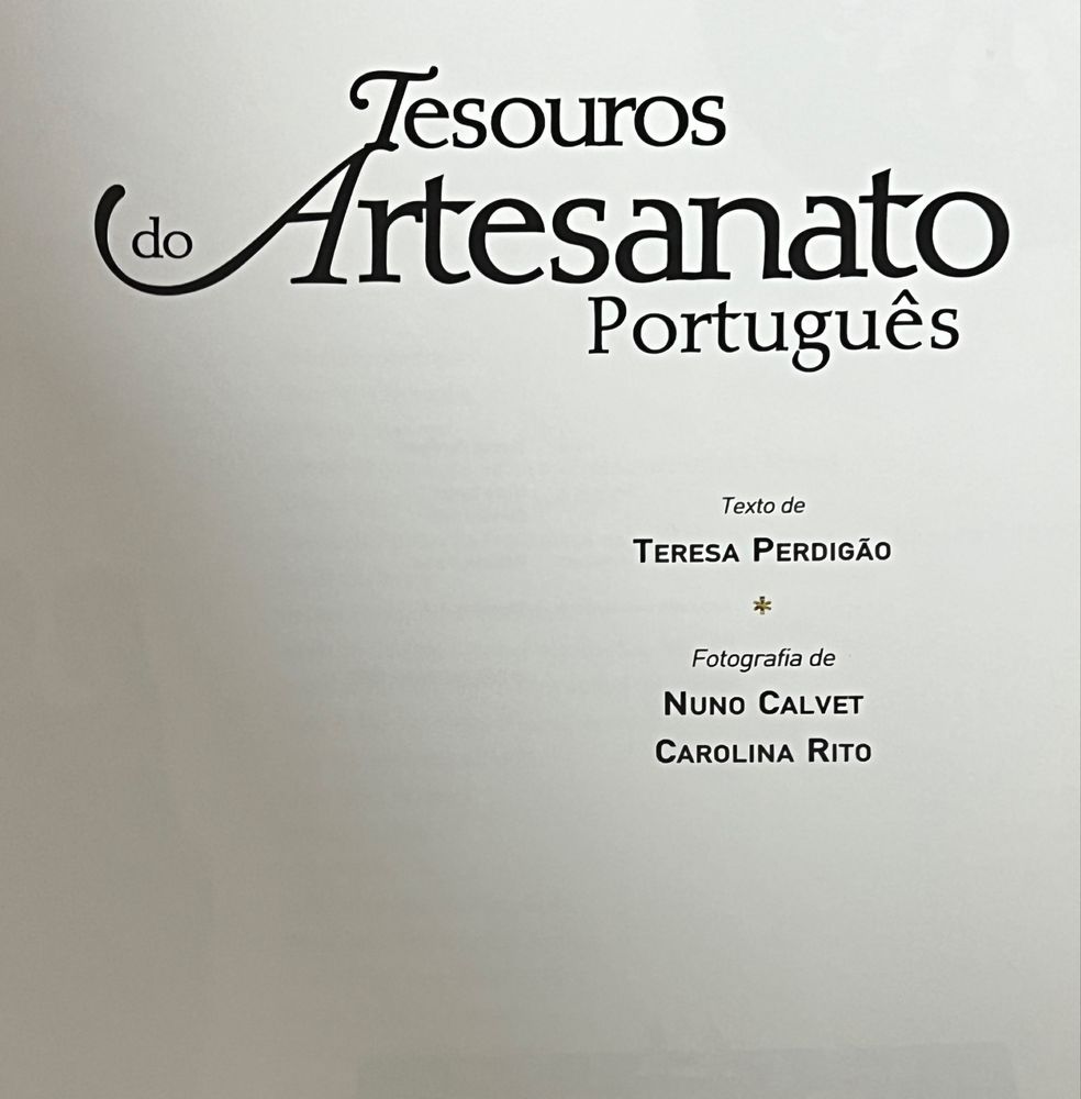 Tesouros do Artesanato Português - Volume IV: de Teresa Perdigão