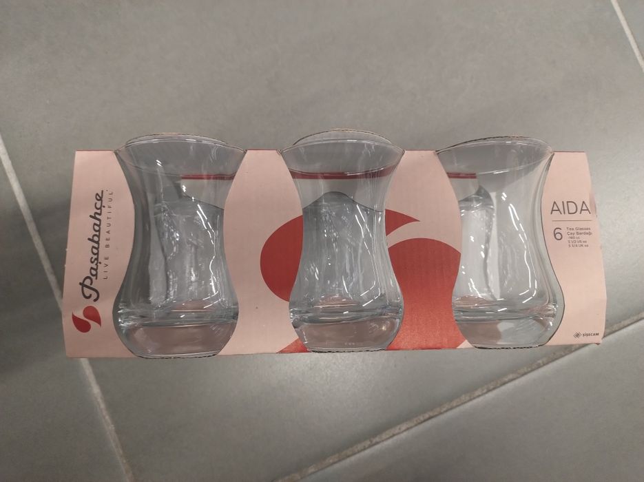 Tureckie Szklanki do herbaty nowe