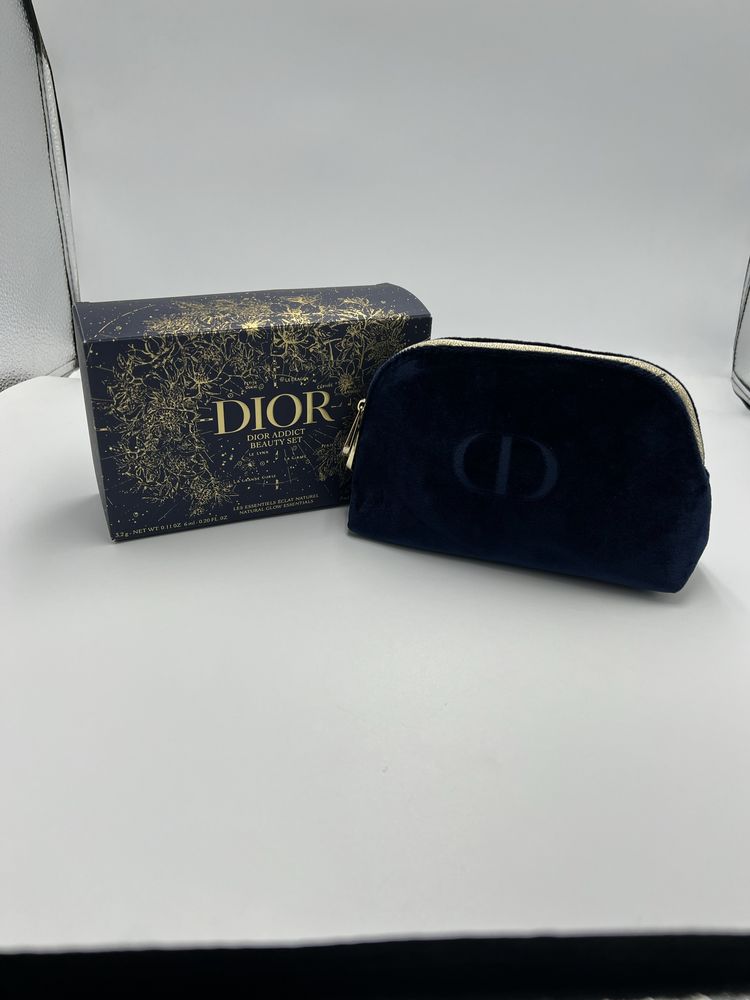 Christian Dior kosmetyczka welurowa