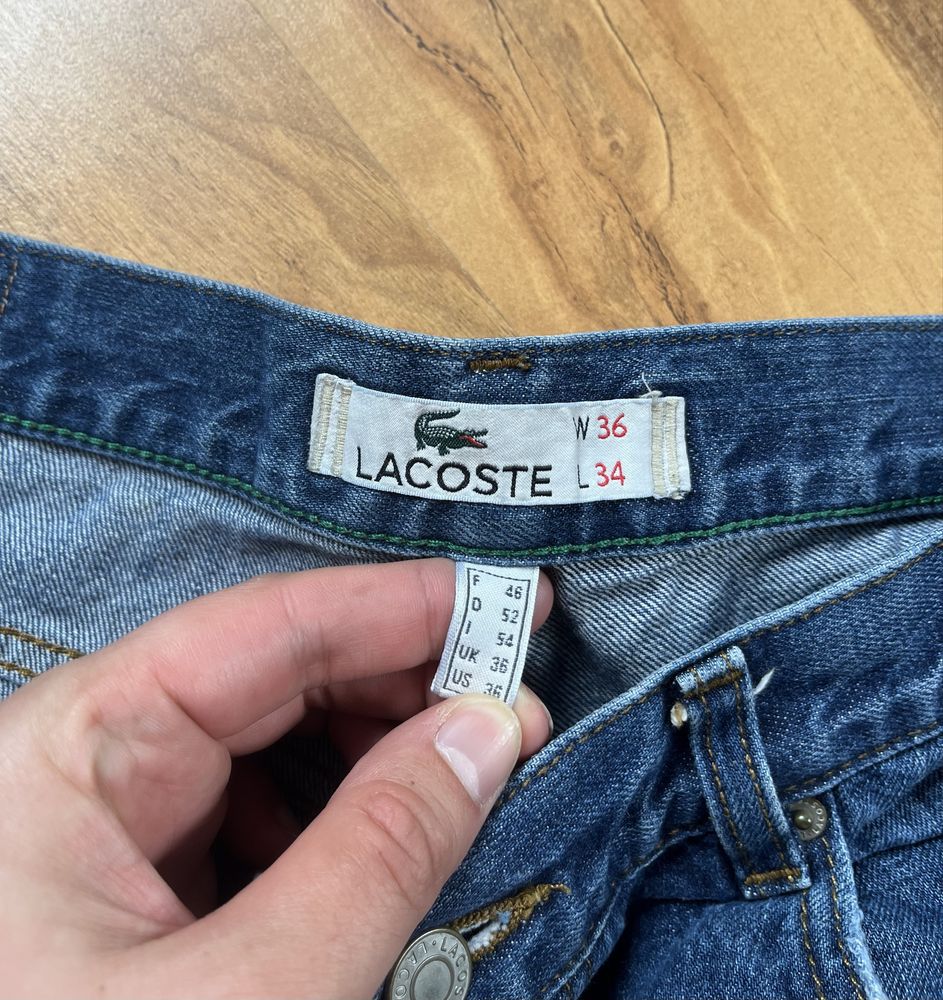 Чоловічі прямі джинси Lacoste W36 L 34