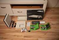 Xbox One X 1TB + pad + akumulator + gry + podstawka pionowa
