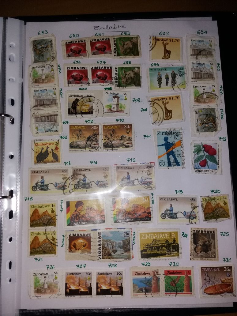 799 Selos antigos para colecionadores