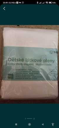 Пелюшки дитячі текстильні "Т-Томі" [Чехія), 70х70 см, 5 шт., упаковка