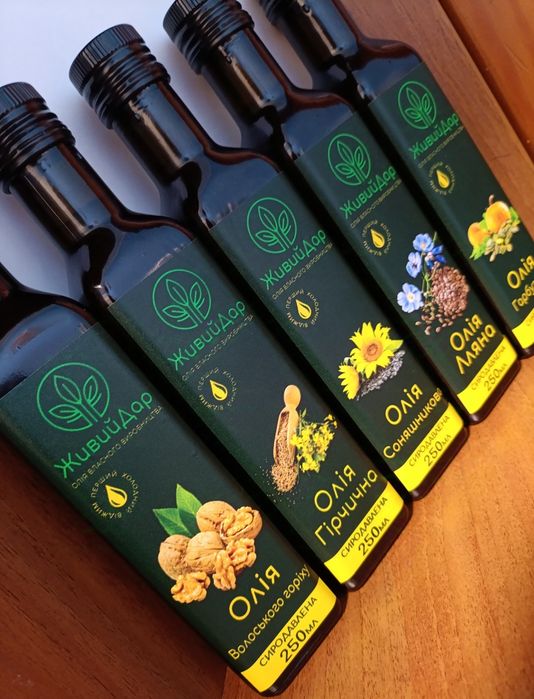 Олія холодного віджиму, без дотику з металом