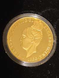 Moeda 5€ em ouro Degolada D.Maria II