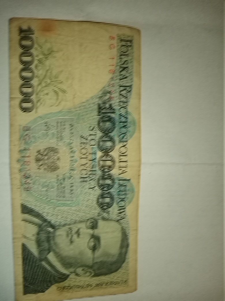 Banknot z PRL 100000zl z 1990r