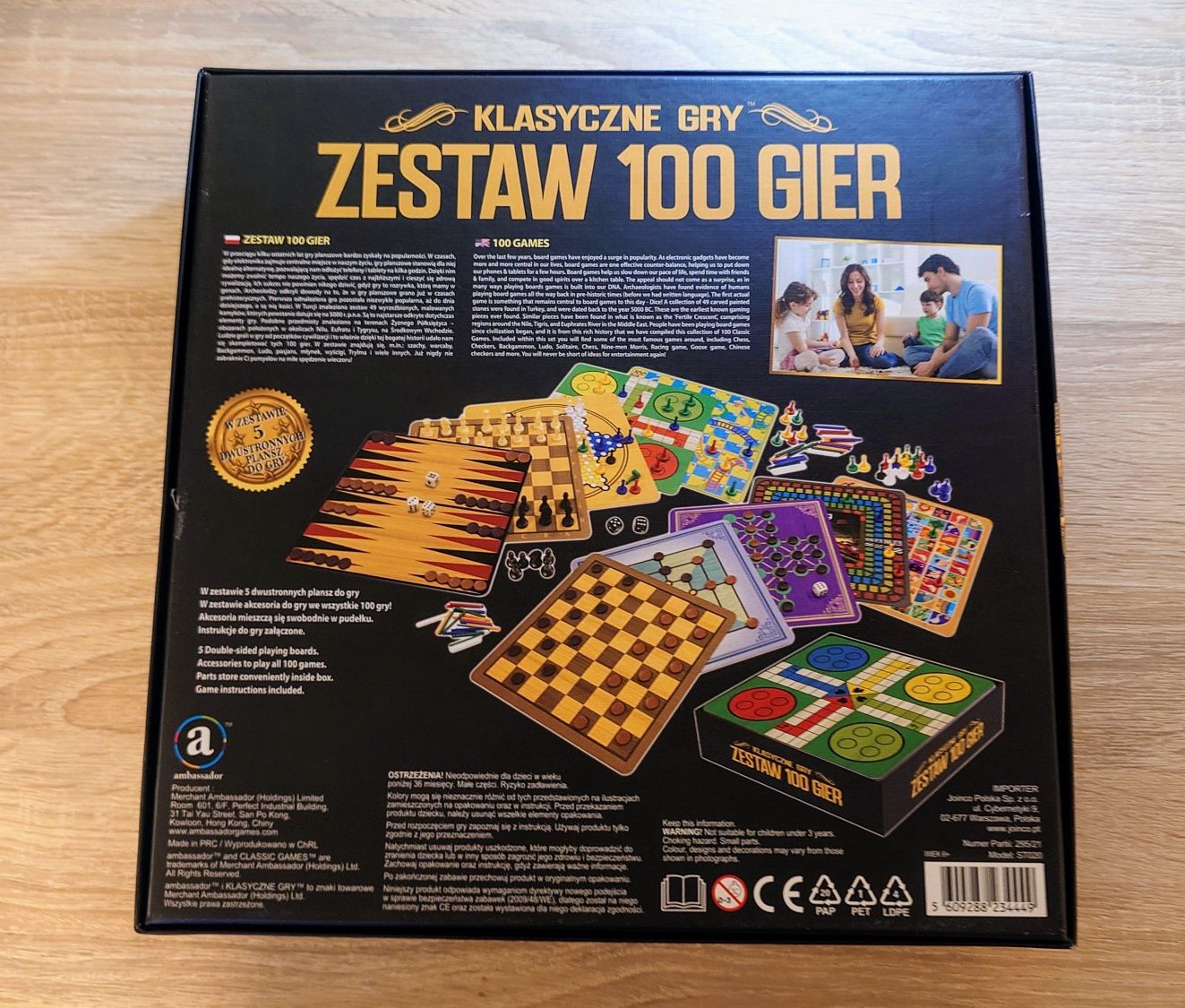 Zestaw 100 gier AMBASADOR GRY 6 +