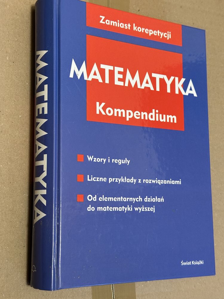 Matematyka- kompendium/ zamiast korepetycji