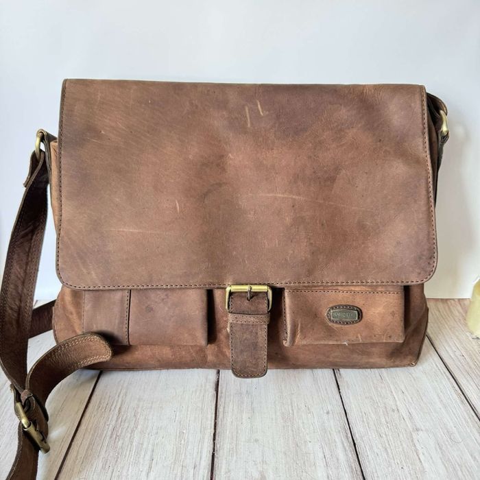 Большая кожаная сумка Harolds