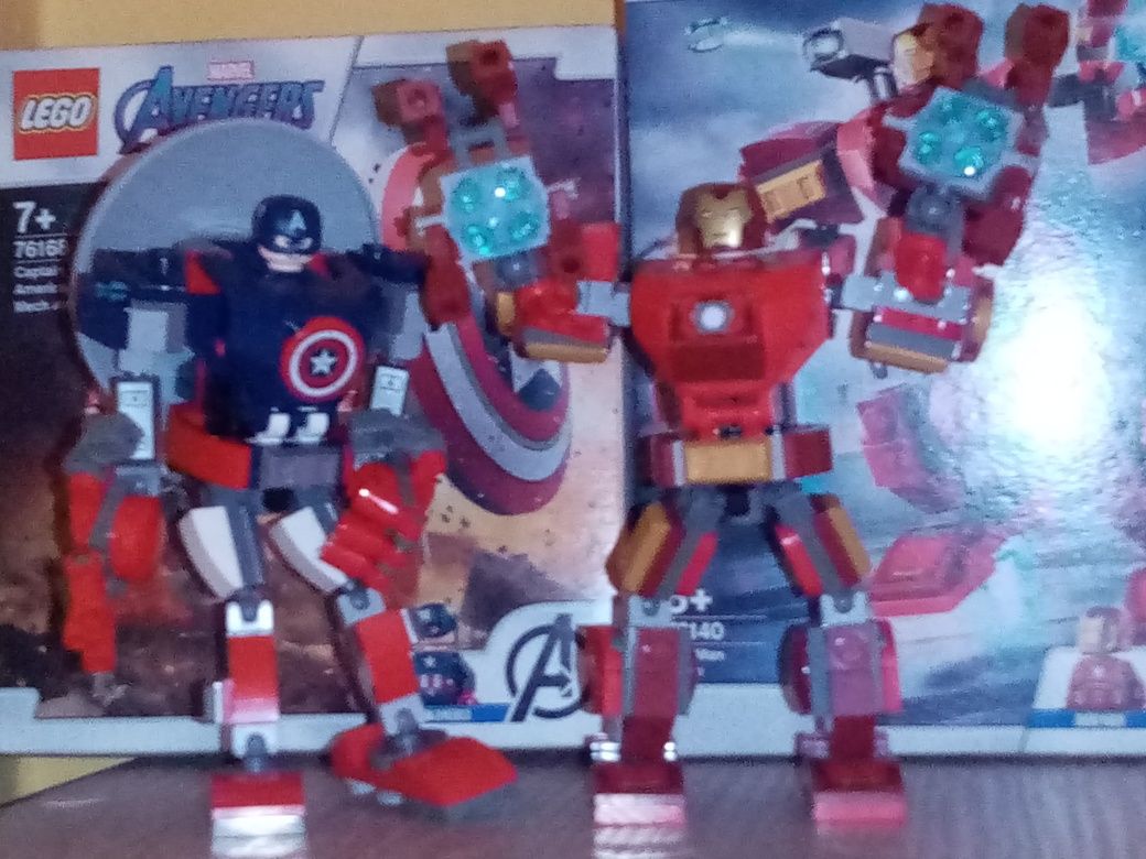 Lego kapitan Ameryka i ironman WYMIANA