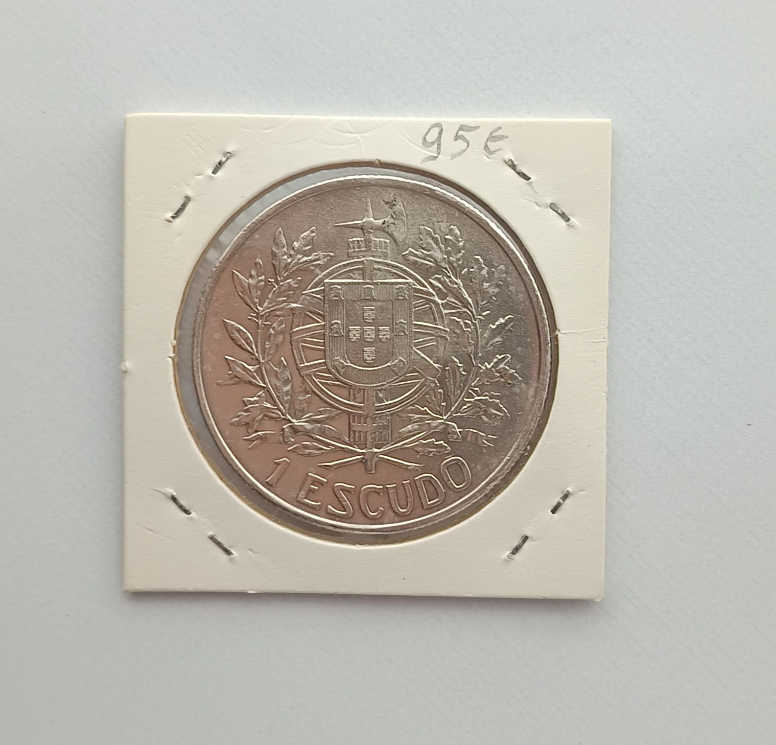 Moeda rara em prata 1 escudo