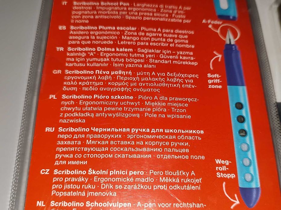 Pióro Wieczne Faber-Castell Scribolino Pomarańczowe Nowe + Gratis [3]