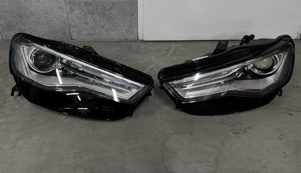 Lampy przednie Audi A6 C7 lift bi-xenon Europa kompletne stan wzorowy
