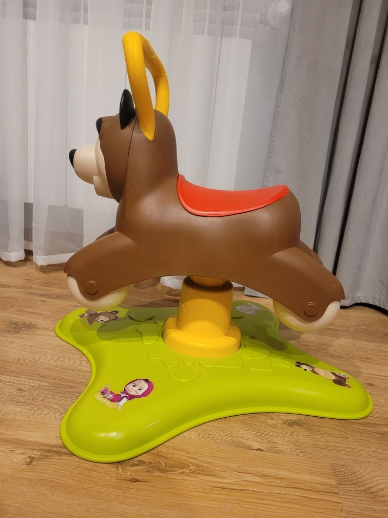 Skoczek jezdzik Smoby Masza i niedźwiedź