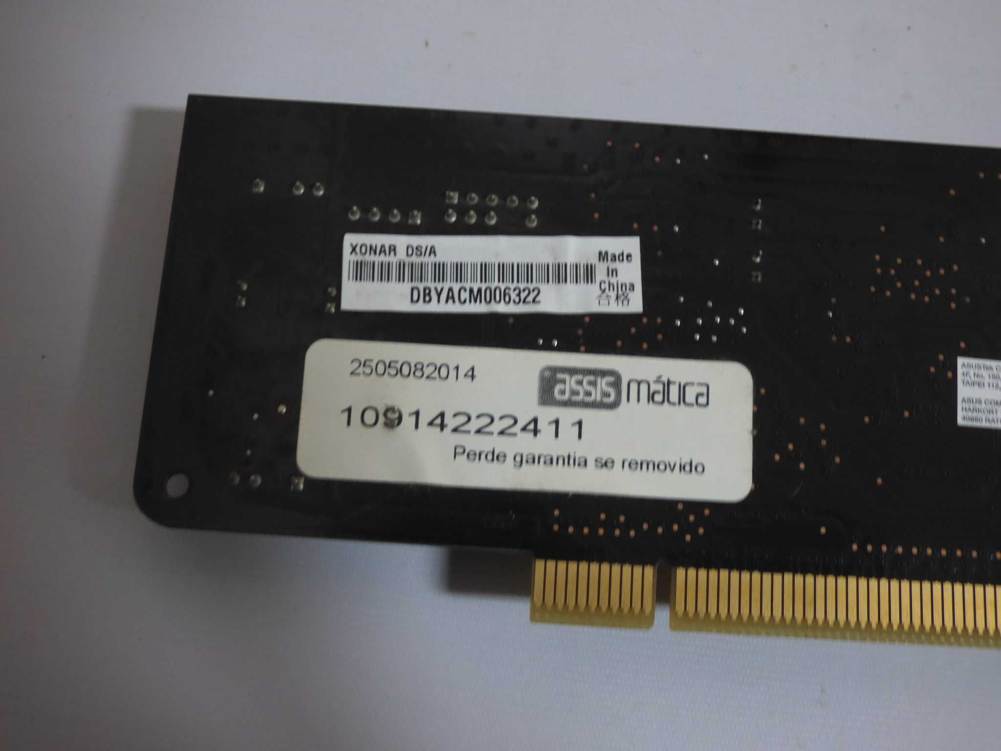 placa de som Asus xonar 5.1