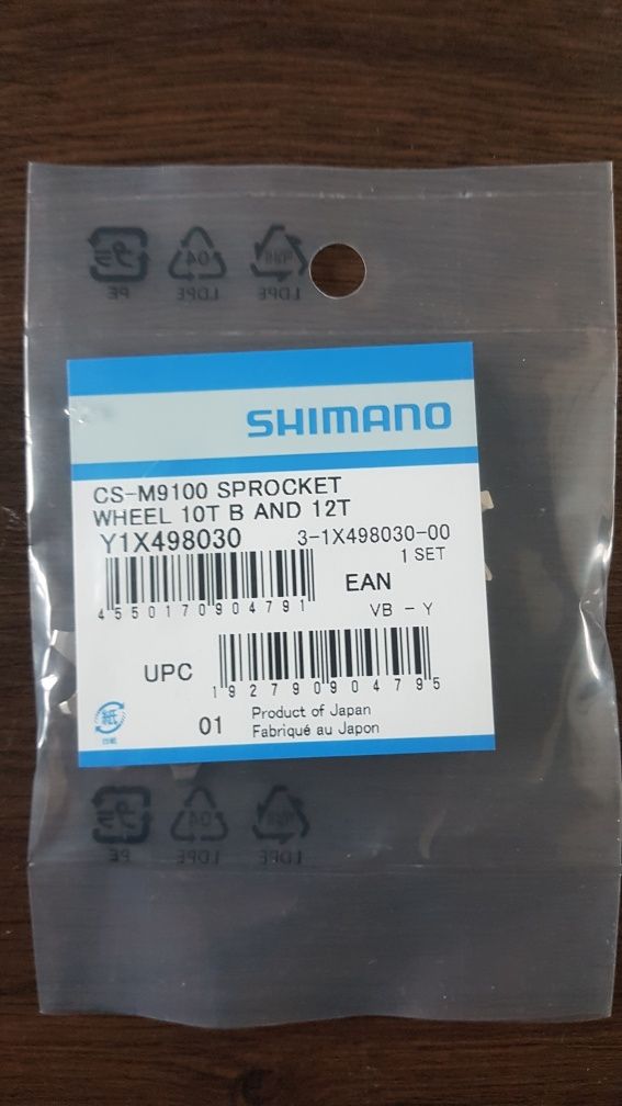 Koronka zębatka Shimano 10T 12T