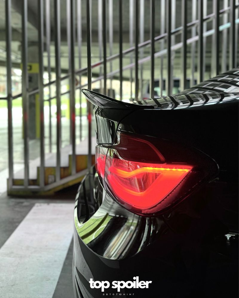 Спойлер накладка лип сабля БМВ BMW 3 F30 Ф30 2012-2018 стиль PSM