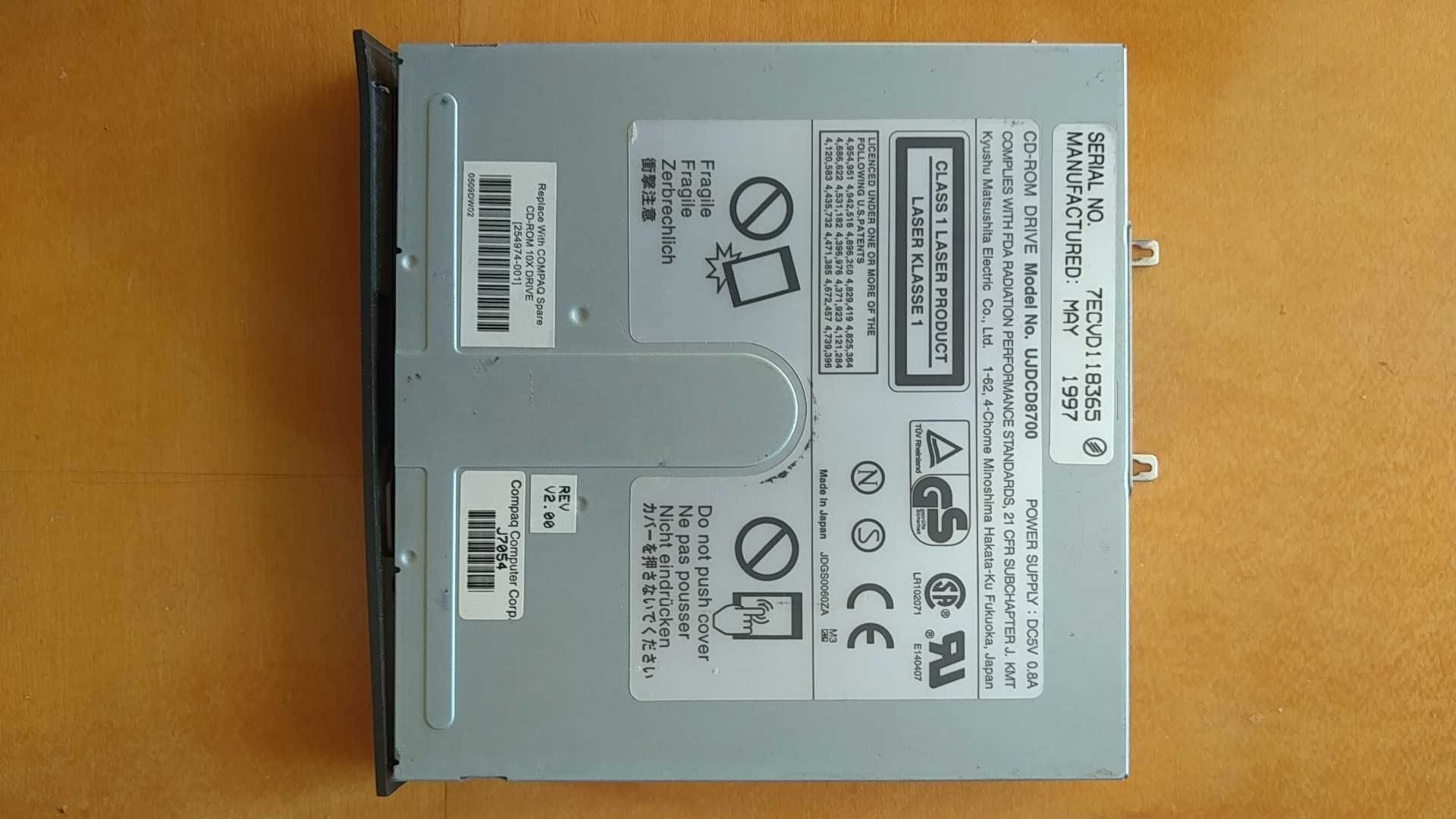 Napęd CD Model nr UJDCD8700 z notebooka HP Compaq NC8430