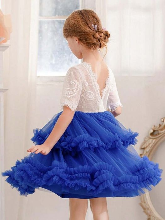 Prześliczna tiulowa sukienka dla dziewczynki 110/116 shein sesja