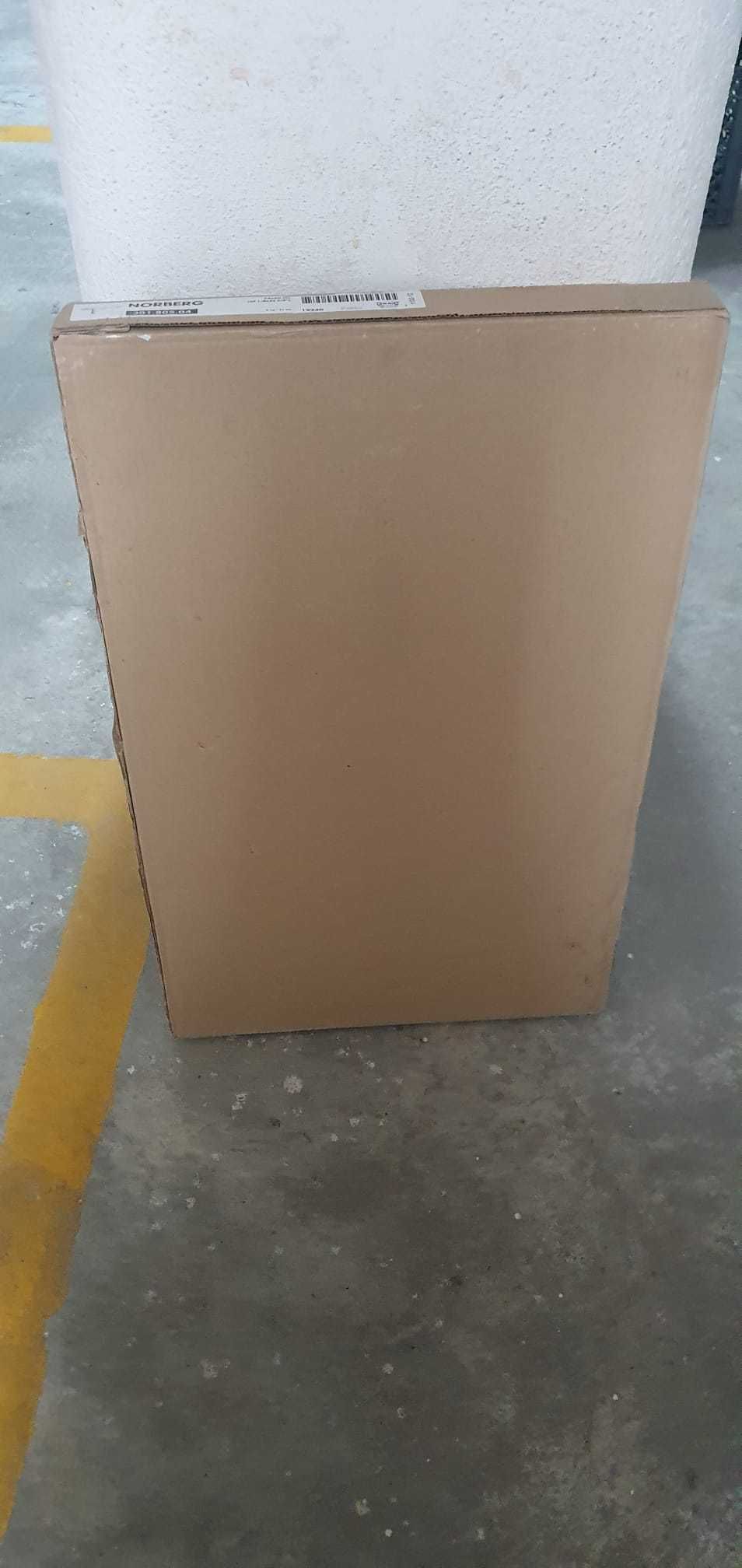 Mesa rebatível p/parede, branco, 74x60 cm, NORBERG IKEA, NOVA na CAIXA