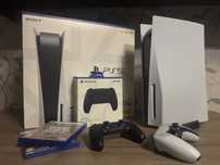 Sony PlayStation 5 (дисковод) + геймпад Midnight Black
