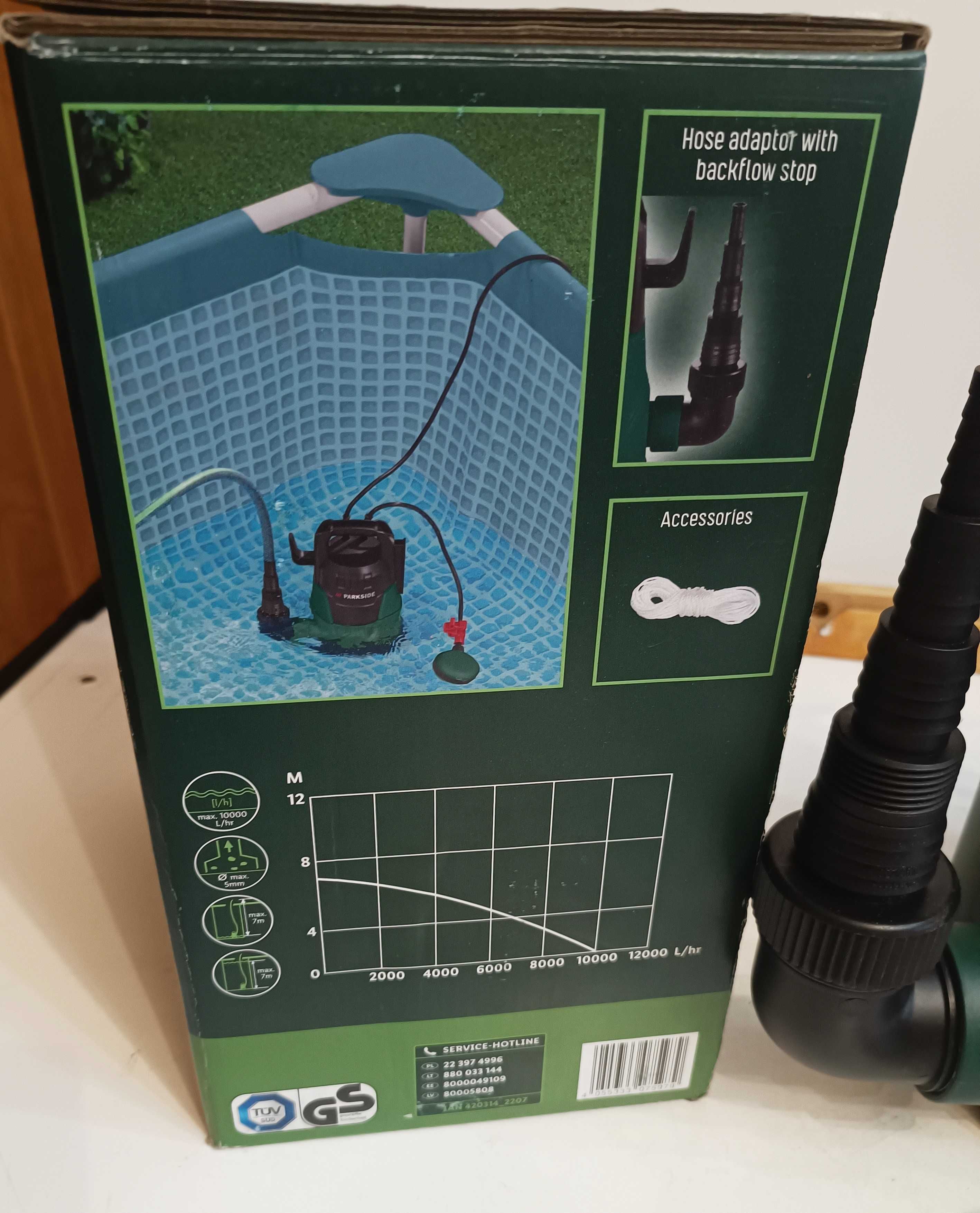 Pompa zatapialna do czystej wody PTPK 400 B1