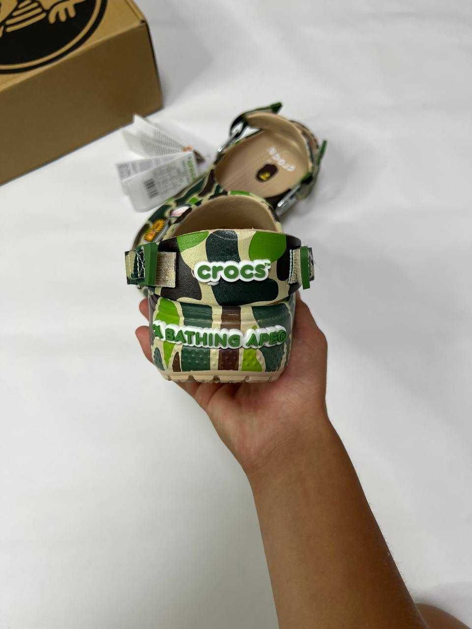 Тапочки Crocs x Bape ОРИГИНАЛ
