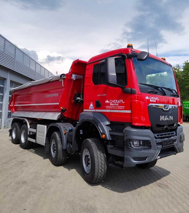 Wynajem wywrotka 4 osiowa MAN TGS  8x8