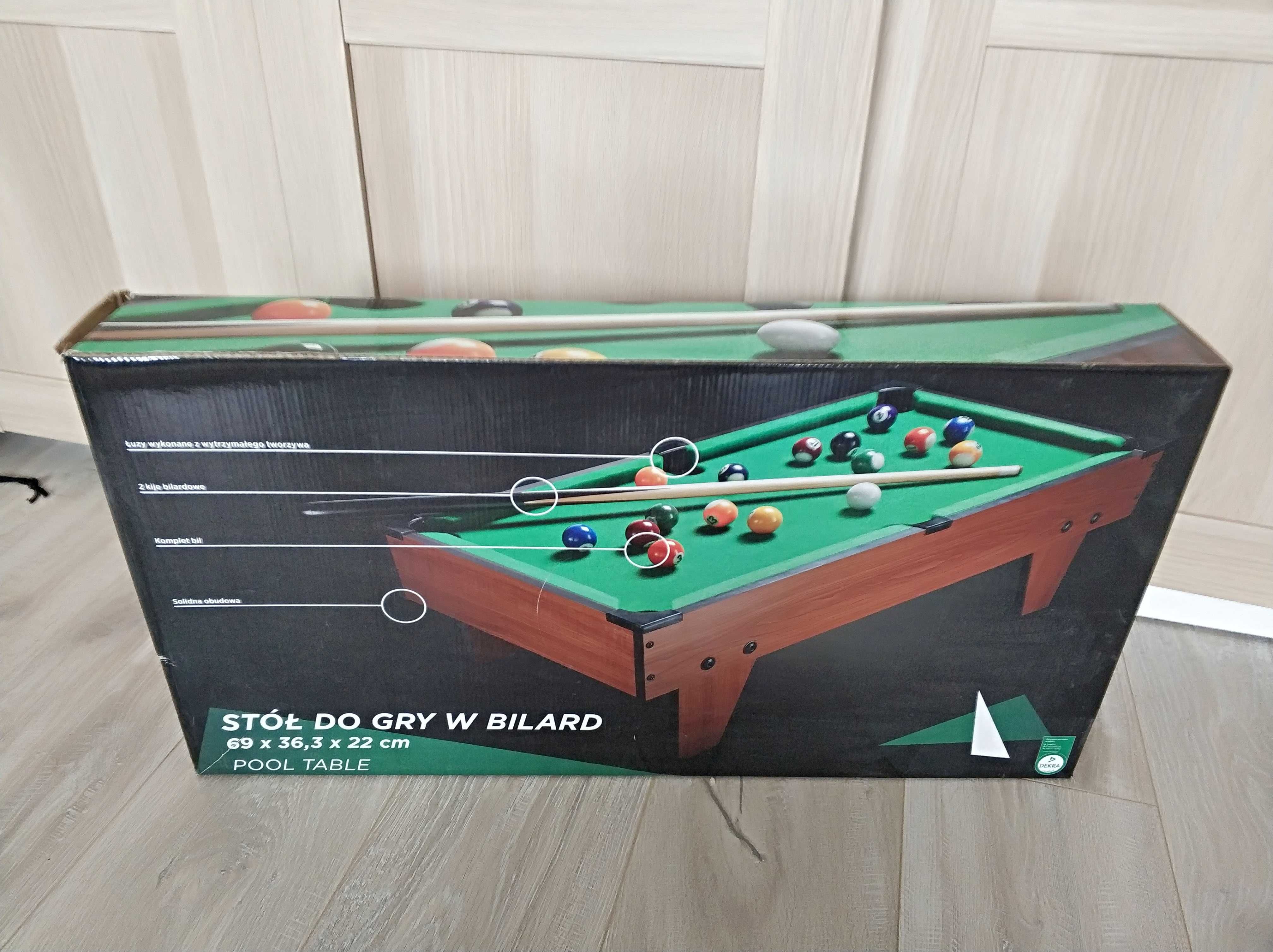 Stół do gry w bilard 69x36,3x22 Vershold