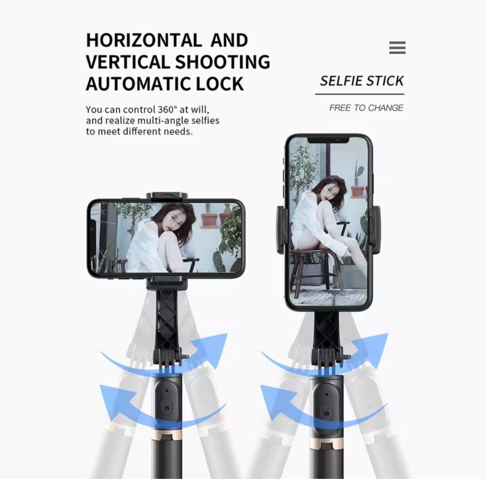 Gimbal Q08. Stabilizator do nagrań. Selfi