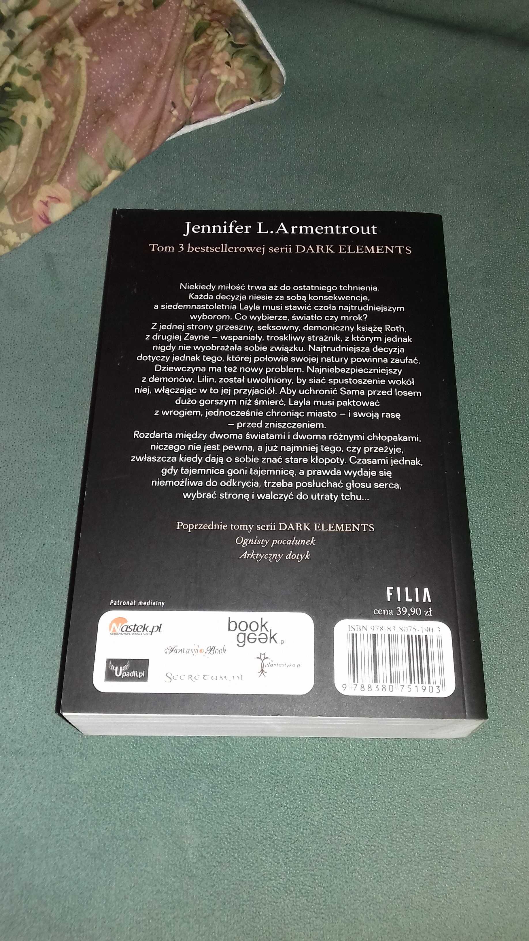 Dark Elements Tom 3 Ostatnie tchnienie  Jennifer L. Armentrout