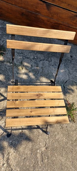 Składane krzesło balkonowe Ikea Tarno