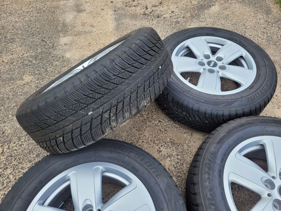 Alufelgi Mini 5x112 7Jx16 is41 z oponami i czujnikami