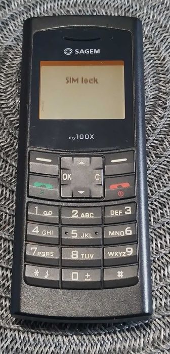 2 x telefon komórkowy Sagem my100x z ładowarką !!!